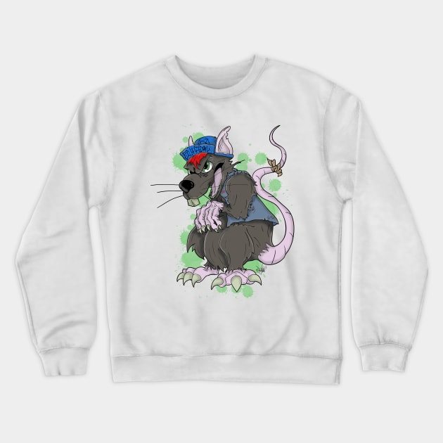 Street Trash Crewneck Sweatshirt by schockgraphics